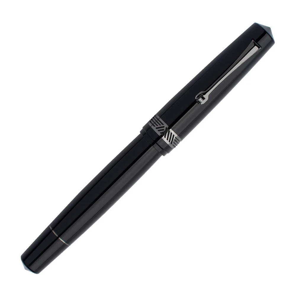 Leonardo Fountain Pen - Momento Magico (14K Gold) - Black Glossy - New Edition (2022) - Image 7