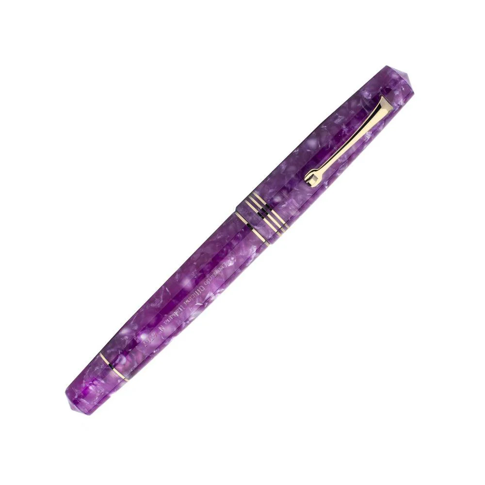 Leonardo Fountain Pen - Momento Zero (Stainless Steel) - Lavanda - Image 5