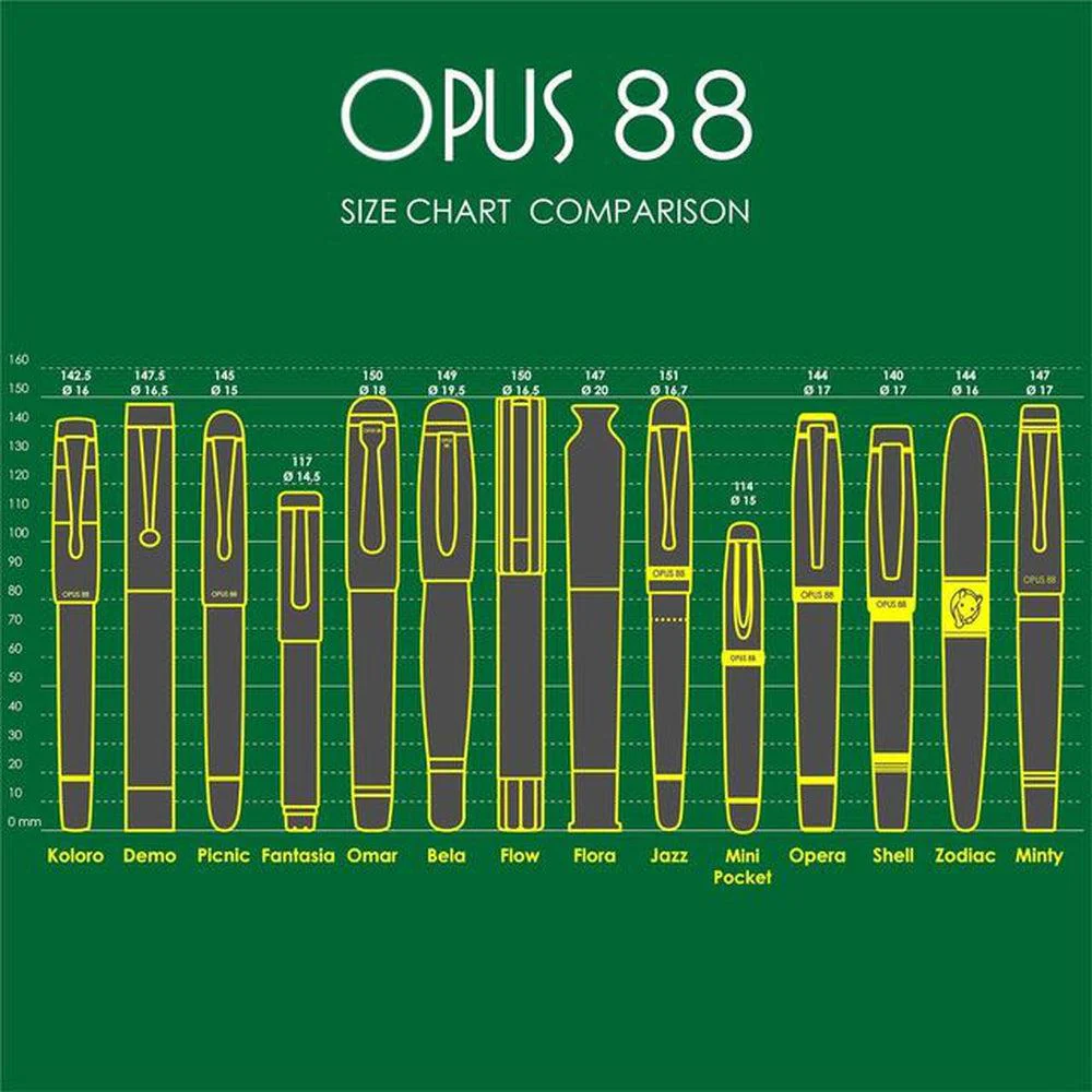 Opus 88 Fountain Pen - Omar Demonstrator - Image 5